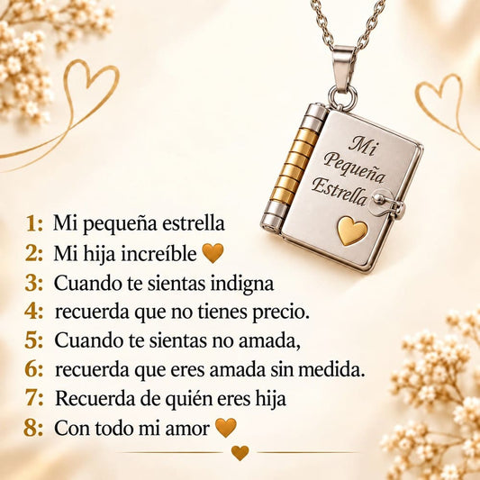 Collar Libro p/Hija
